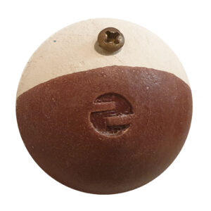 Brun sinterengobe i pulverform för lergods och stengods bränd i 1050°C